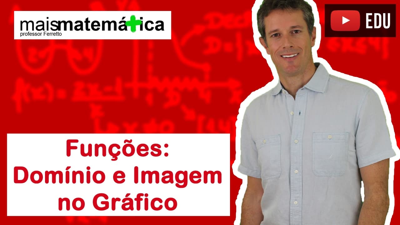 Thumbnail: Funções: Domínio e Imagem Através do Gráfico (Aula 6 de 15)