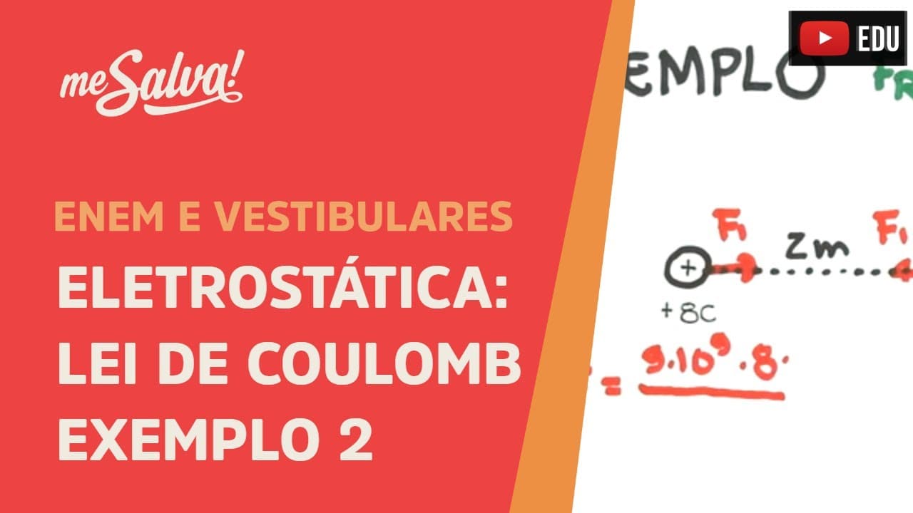 Thumbnail: Me Salva! ELT13 - Eletrostática - Lei de Coulomb - Exemplo 2