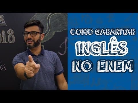 Thumbnail da aula: HOW TO GET A GREAT SCORE IN ENGLISH ON THE ENEM?