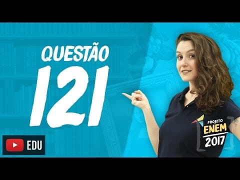Thumbnail da aula: Enem 2016 - Linguagens | Questão 121 (Caderno Rosa)