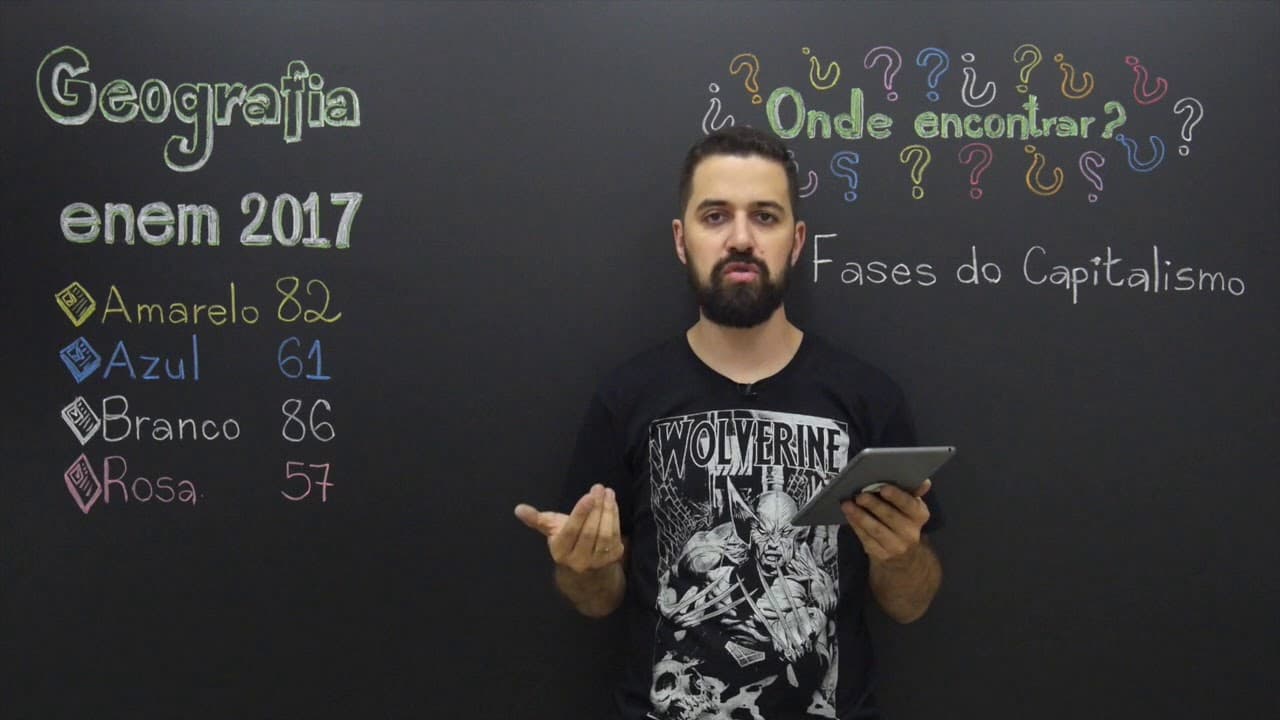 Thumbnail: ENEM 2017 - Questão 82 de Geografia (Caderno Amarelo)