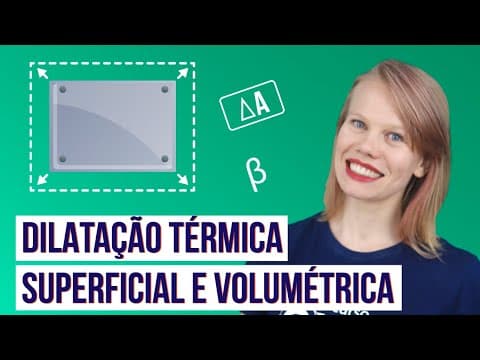 Thumbnail da aula: DILATAÇÃO TÉRMICA SUPERFICIAL E VOLUMÉTRICA | Resumo de Física para o Enem. Professora Lia