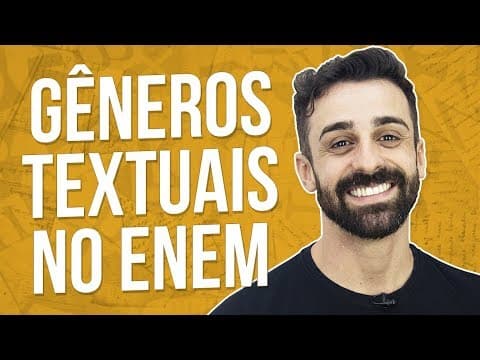 Thumbnail da aula: GÊNEROS TEXTUAIS MAIS COBRADOS NO ENEM | Prof. Felipe Moraes