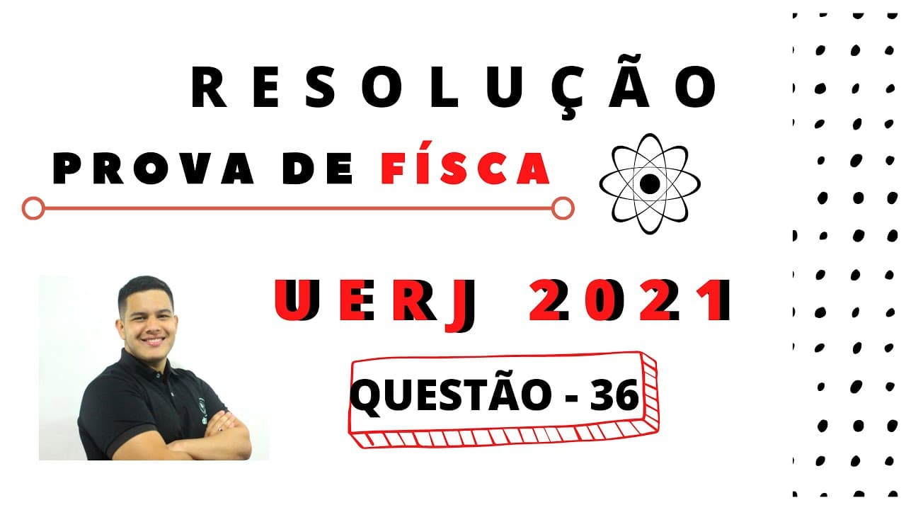 Thumbnail: Resolução da Prova de #Física UERJ 2021 - Questão 36