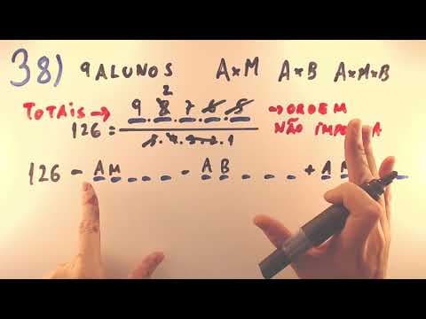 Thumbnail da aula: FUVEST 2007 - Matemática 38 - Análise Combinatória - 1ª fase - Aulas A+ Resolve