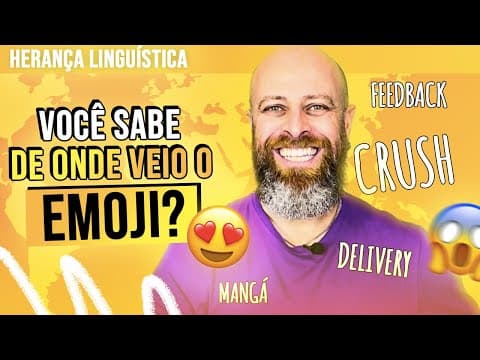 Thumbnail da aula: O que EMOJIS, BAFAFÁ e ALFACE têm em comum? | Heranças Linguísticas com Professor Noslen