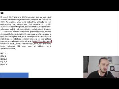Thumbnail da aula: FUVEST 2018 - QUÍMICA