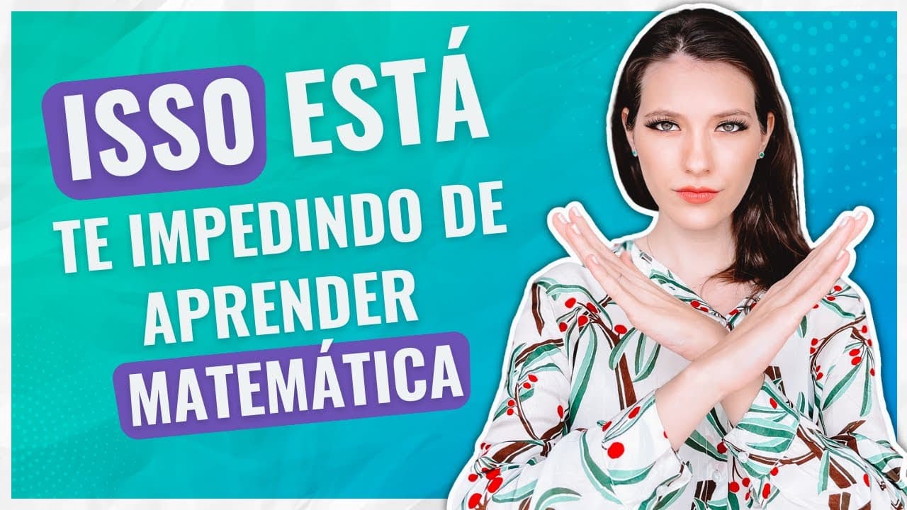 Thumbnail: Você não aprende MATEMÁTICA por isso!!!