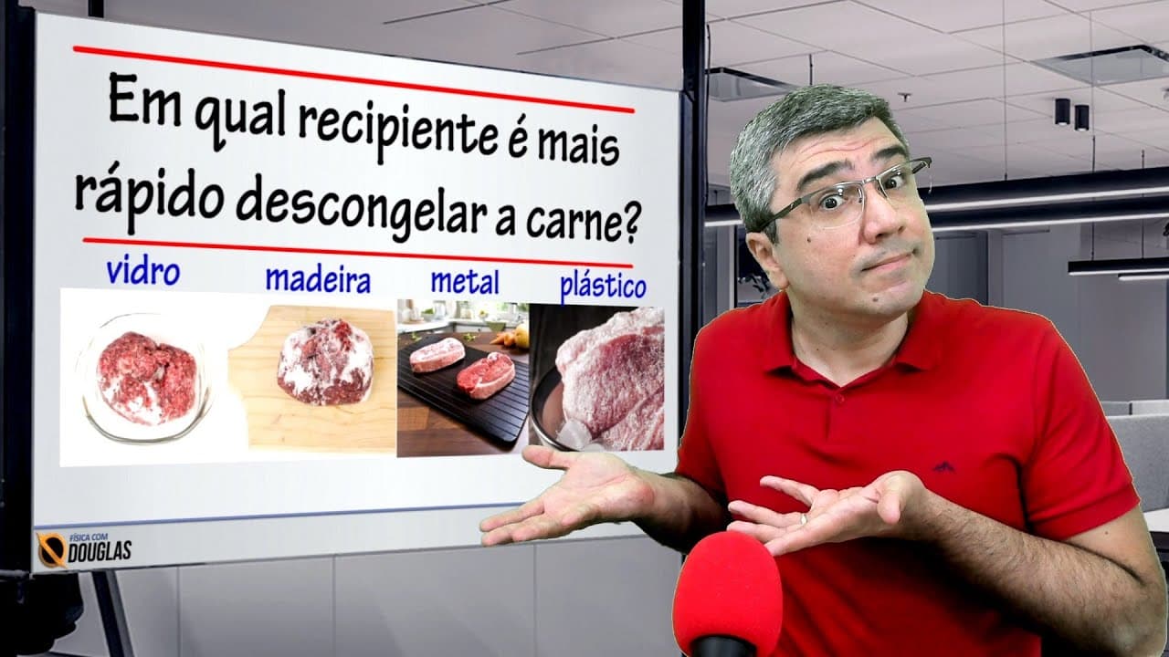 Thumbnail: Em qual recipiente você descongelaria a carne mais rápido? | Física do cotidiano