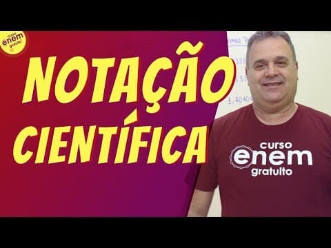 Thumbnail da aula: NOTAÇÃO CIENTÍFICA | Resumo de Matemática para o Enem