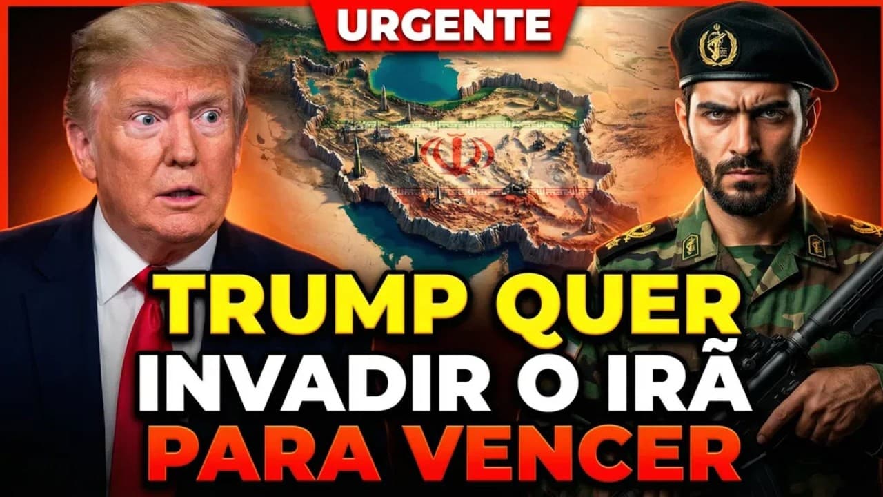 Thumbnail: TRUMP SABE QUE O IRÃ É UMA FORTALEZA!