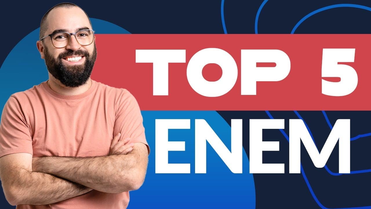 Thumbnail: O que estudar para BIOLOGIA NO ENEM | Os 5 assuntos mais importantes!