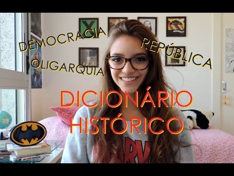 Thumbnail da aula: DICIONÁRIO HISTÓRICO - Regimes Políticos (Débora Aladim)