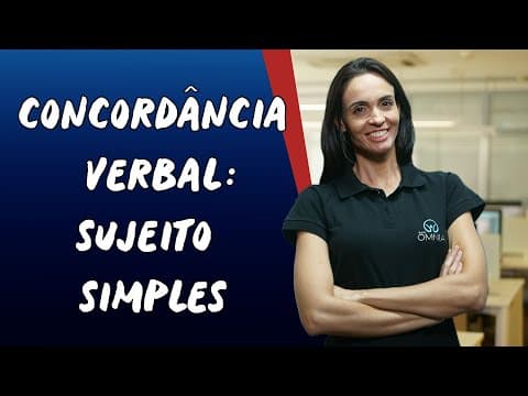 Thumbnail da aula: Concordância Verbal: Sujeito Simples - Brasil Escola