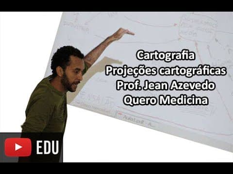 Thumbnail da aula: PROJEÇÕES CARTOGRÁFICAS - CARTOGRAFIA