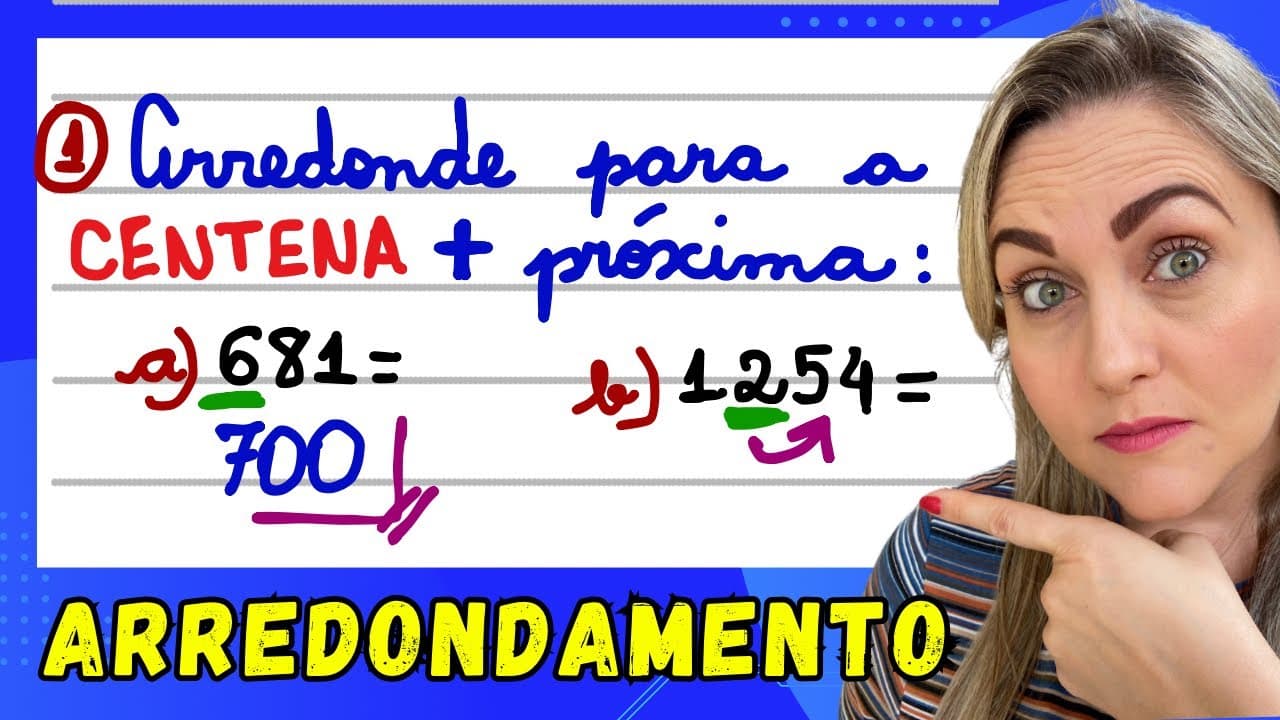 Thumbnail: ARREDONDAMENTO DE NÚMEROS NATURAIS!!!! EXPLICAÇÃO DO CONTEÚDO! SISTEMA DE NUMERAÇÃO DECIMAL.