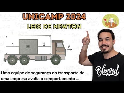Thumbnail da aula: ENEM 2023 - Uma equipe de segurança do transporte de uma empresa avalia o comportamento das tensões