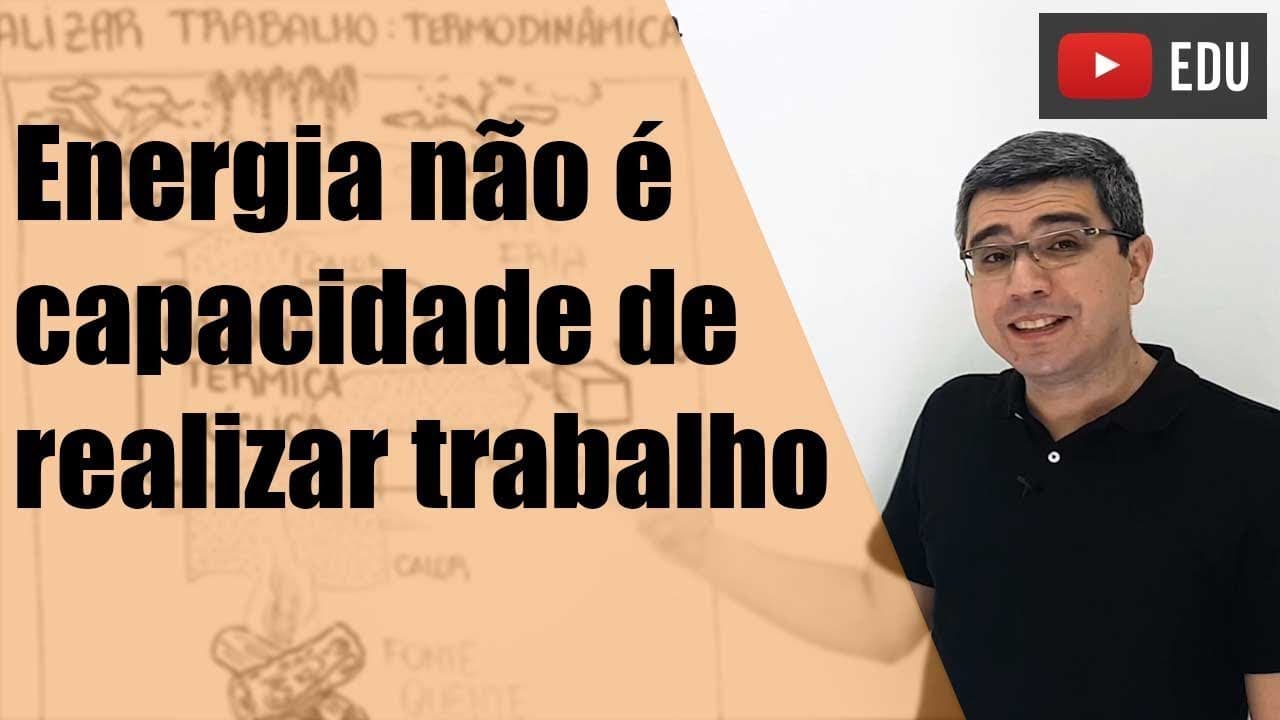 Thumbnail: Energia não é capacidade de realizar trabalho: Termodinâmica