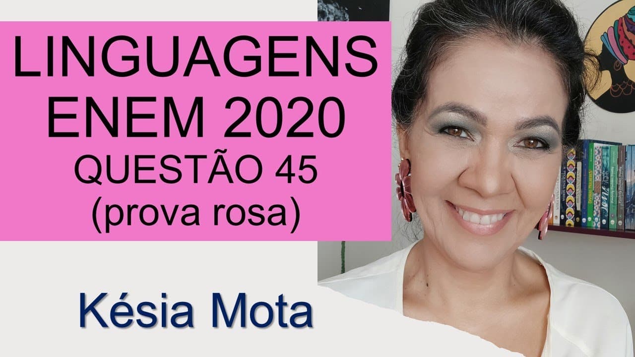 Thumbnail: QUESTÃO 45 do ENEM 2020 (prova rosa)