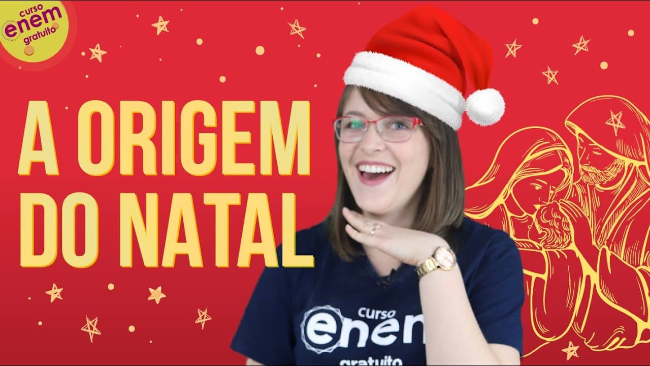 Thumbnail: A ORIGEM DO NATAL | POR QUE COMEMORAMOS NO DIA 25 DE DEZEMBRO?