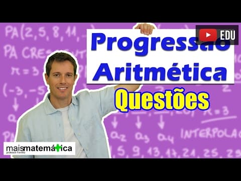 Thumbnail da aula: Progressão Aritmética PA: Questões Comentadas - Parte 1