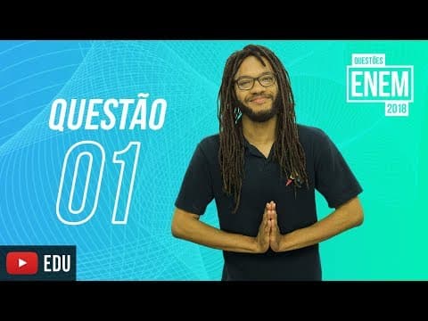 Thumbnail da aula: ENEM 2018 | Interpretação de tirinha | questão 1 inglês (caderno amarelo)