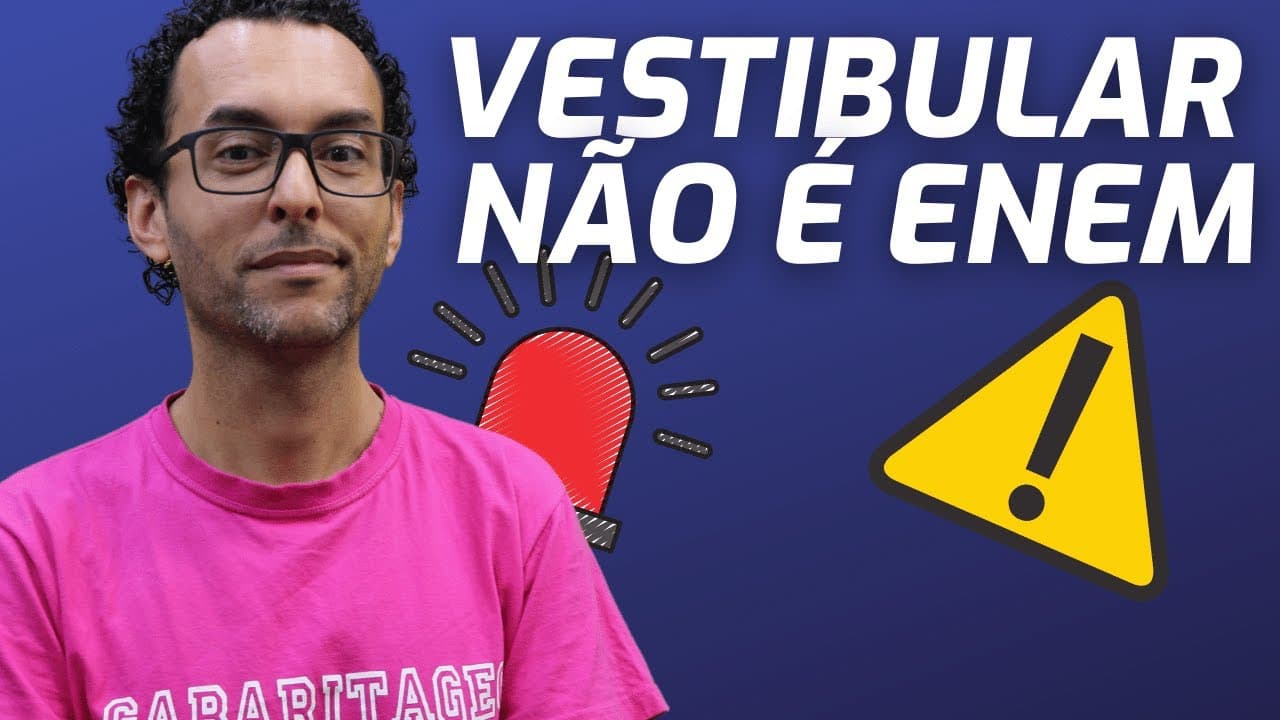 Thumbnail: COMO ESTUDAR PARA OS VESTIBULARES | CONHECENDO AS PROVAS |