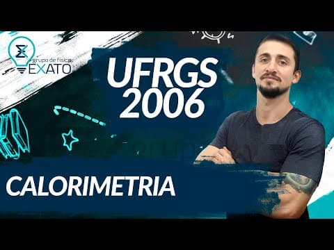 Thumbnail da aula: RESOLVIDA - (UFRGS – 2006) À temperatura ambiente, que volume de ferro apresenta a mesma capacida...
