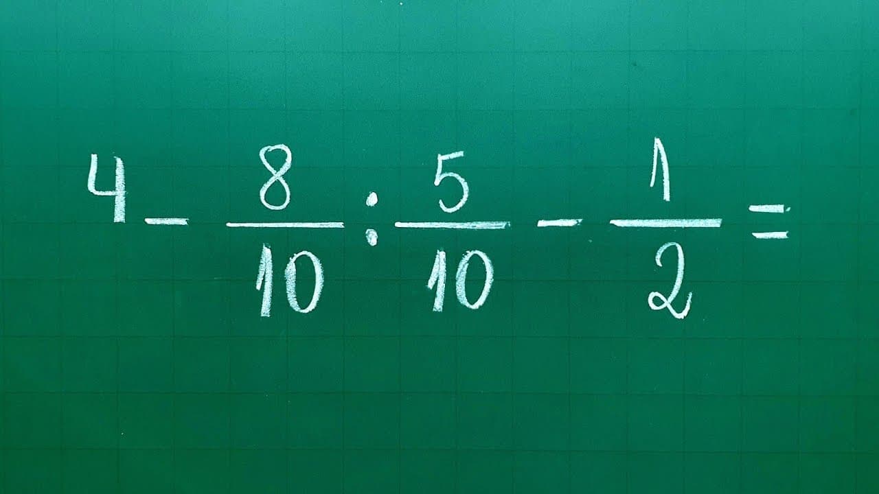 Thumbnail: EXPRESSÃO COM FRAÇÃO - Professora Angela Matemática
