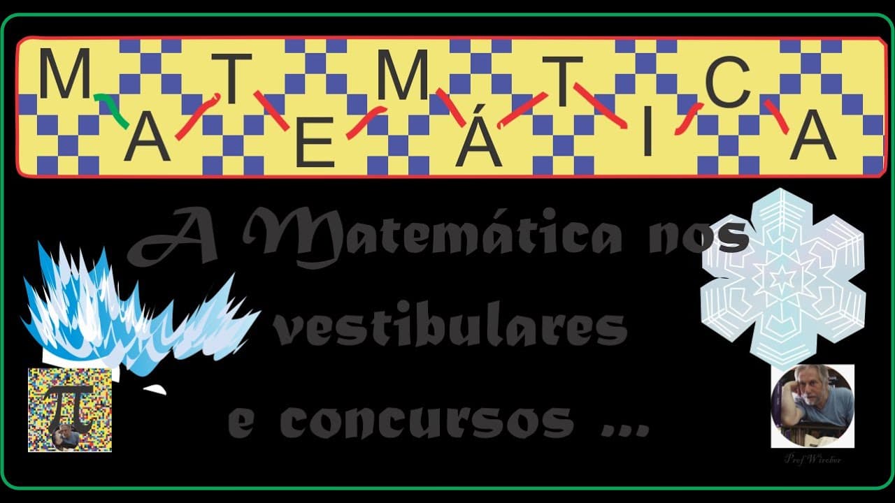 Thumbnail: Matemática no vestibular Unicamp 2022 1ª fase 13D