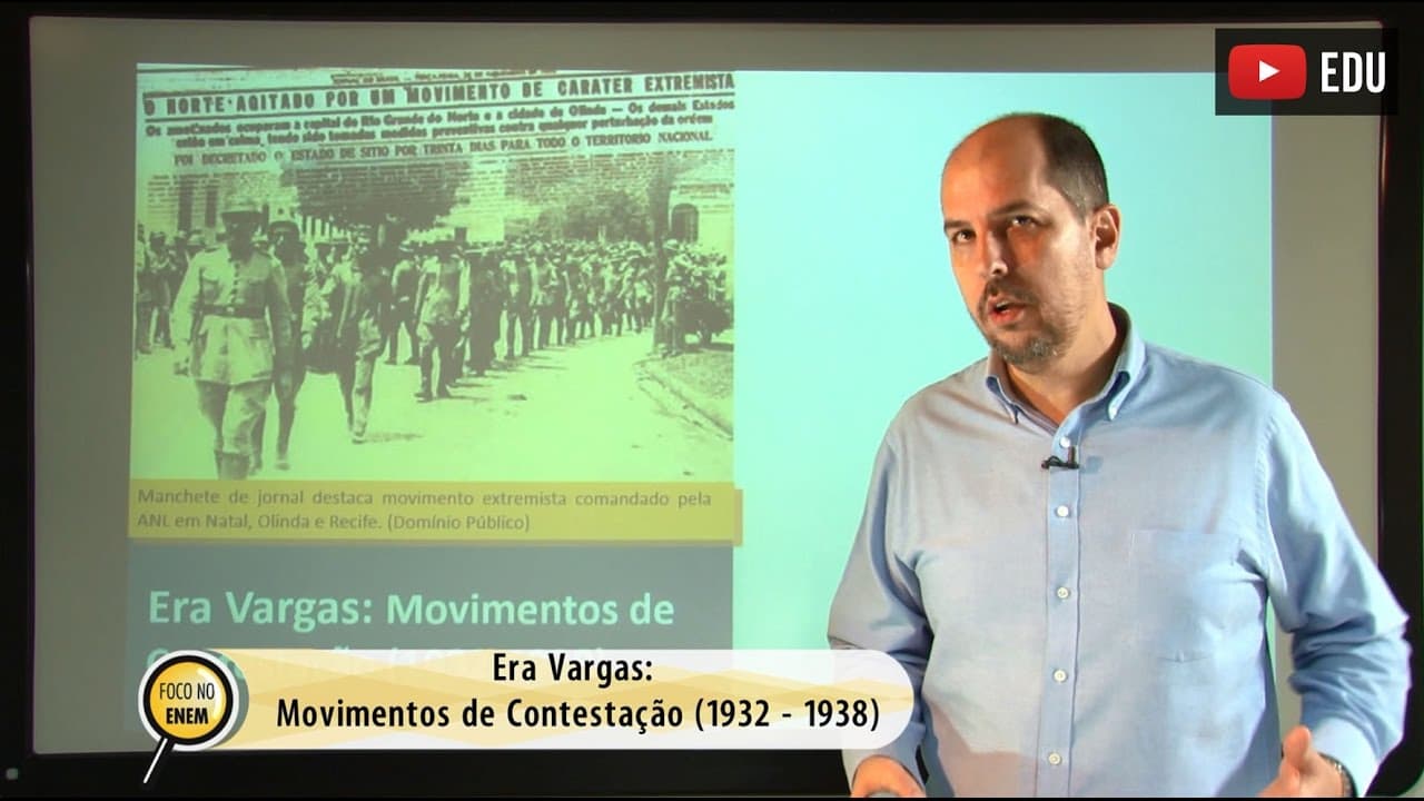 Thumbnail: Videoaulas Poliedro | Enem | Era Vargas: movimentos de contestação
