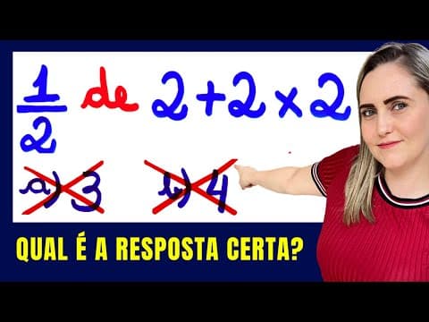 Thumbnail da aula: 🤯 CONSEGUE DESCOBRIR A RESPOSTA CORRETA ?? Matemática básica todo dia.📚🚀
