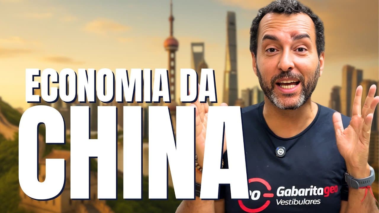 Thumbnail: REVISÃO UNICAMP 2026 | GEOGRAFIA | CHINA