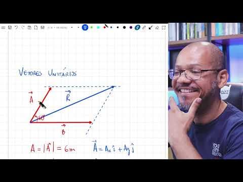 Thumbnail da aula: FÍSICA 1 - AULA 1.6 -  VETORES UNITARIOS