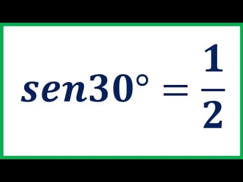 Thumbnail da aula: sen30°=1/2 ✅ Tá! Mas por quê?😎 #1