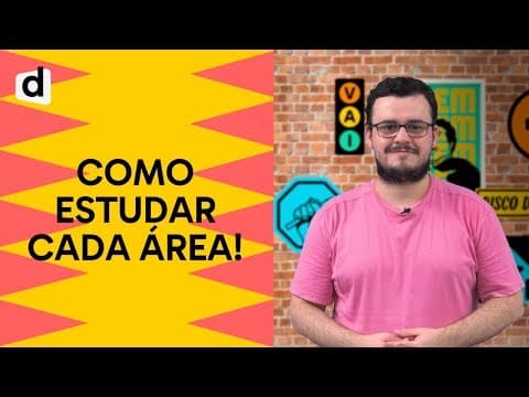 Thumbnail da aula: COMO ESTUDAR CADA ÁREA DE CONHECIMENTO DO ENEM | PLANTÃO DESCOMPLICA