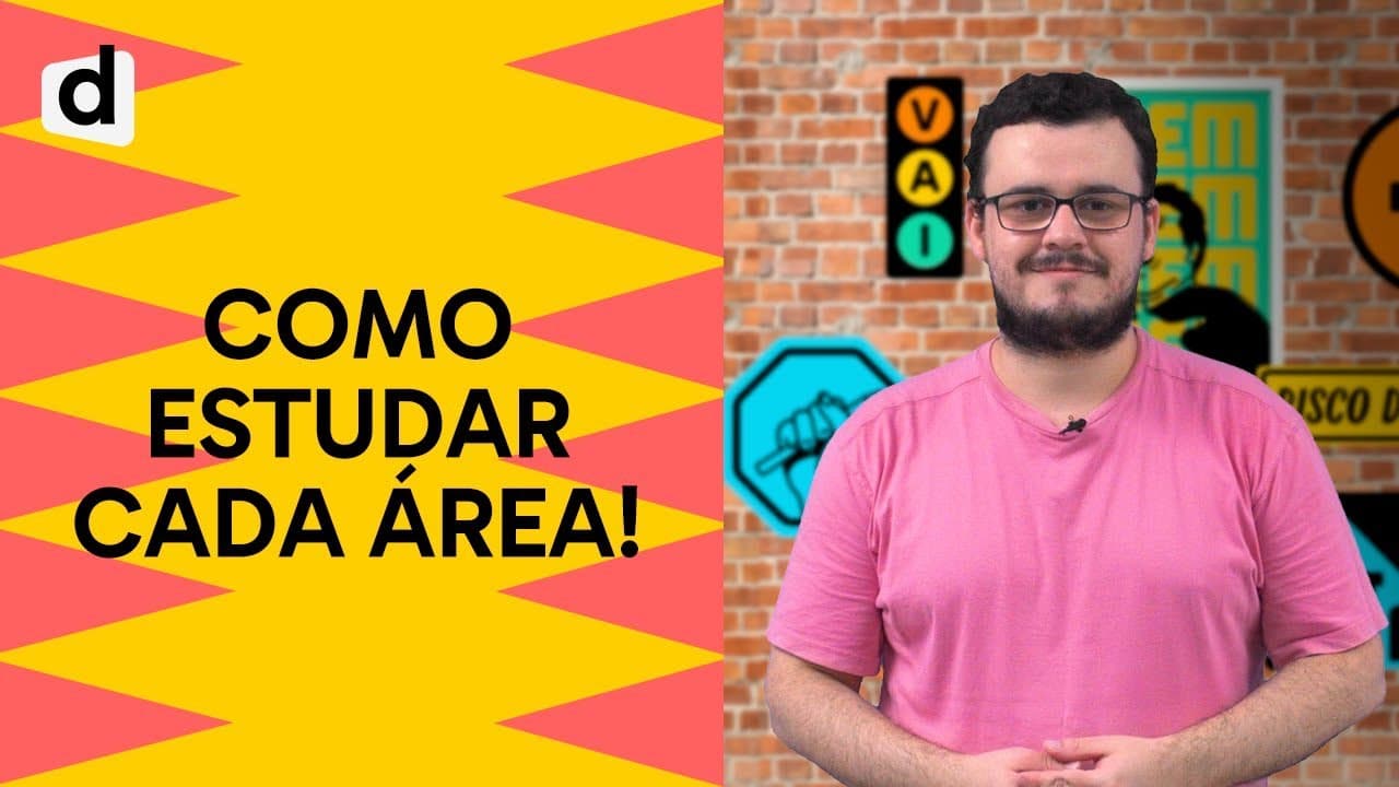 Thumbnail: COMO ESTUDAR CADA ÁREA DE CONHECIMENTO DO ENEM | PLANTÃO DESCOMPLICA