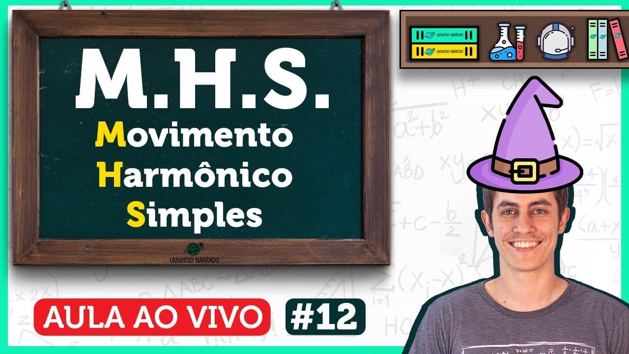 Thumbnail: Movimento Harmônico Simples (MHS): DO ZERO AO INFINITO | Aula de Física | LIVE012