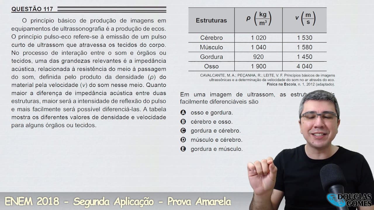 Thumbnail: Resolução/correção ENEM 2018 Segunda aplicação Amarela 117