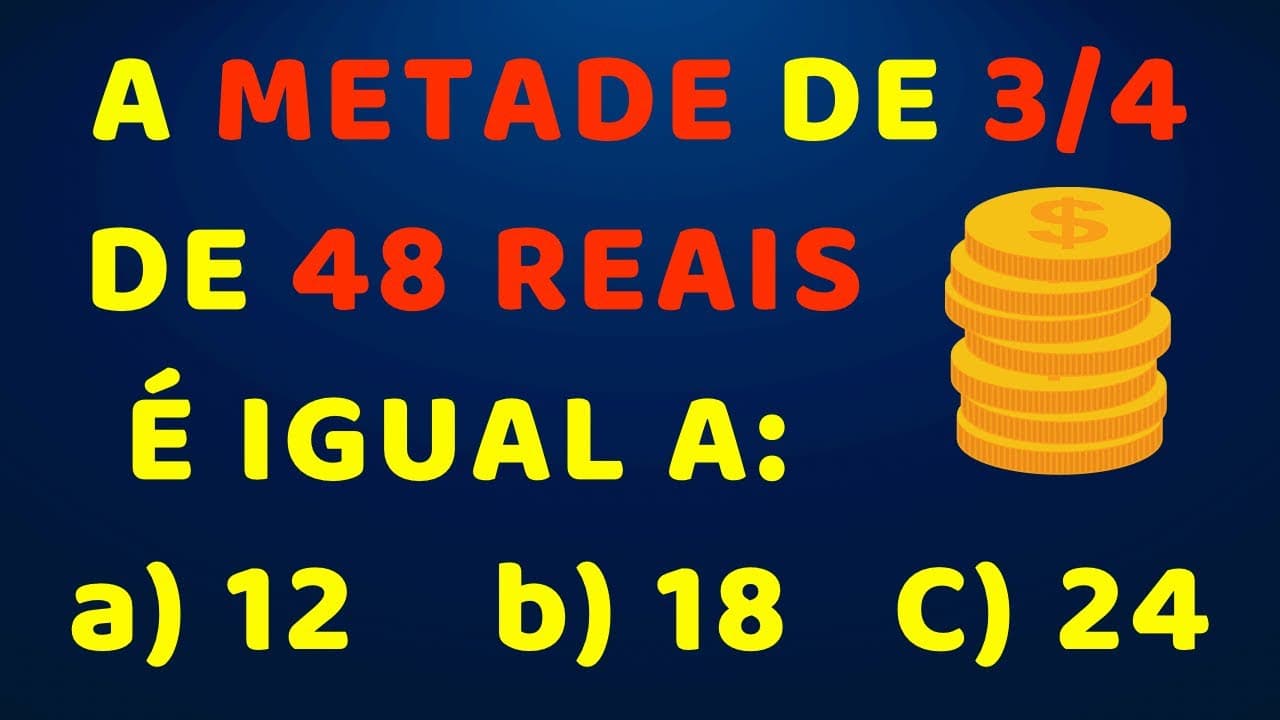 Thumbnail: 😱MULTIPLICAÇÃO DE FRAÇÕES PARA RESOLVER PROBLEMA!!! E CANCELAMENTO TAMBÉM!!