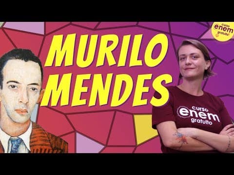 Thumbnail da aula: MURILO MENDES | Resumo de Literatura para o Enem