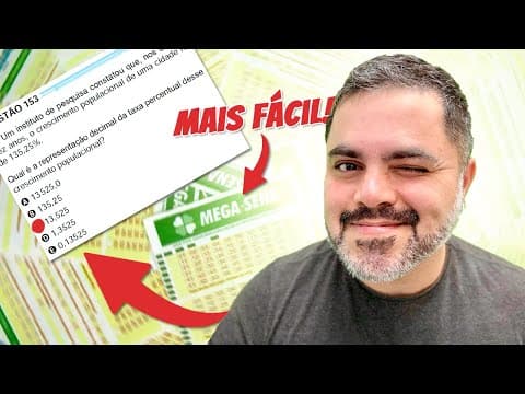 Thumbnail da aula: Qual é a PROBABILIDADE de CHUTAR nas questões do ENEM e ERRAR TUDO?
