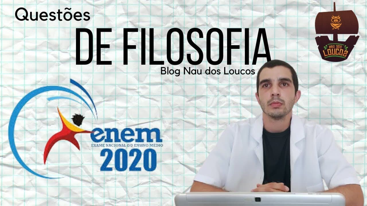 Thumbnail: Questões de Filosofia do Enem 2020