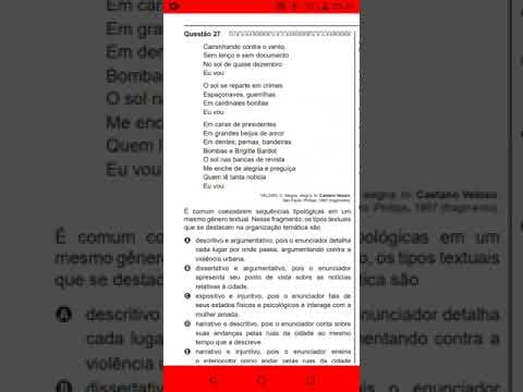 Thumbnail da aula: Questão 27 Enem 2020 caderno azul linguagens