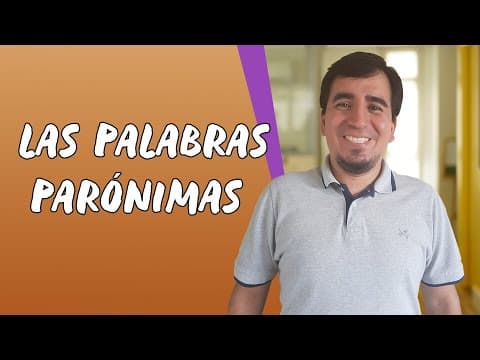 Thumbnail da aula: Las Palabras Parónimas - Brasil Escola