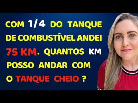 Thumbnail da aula: CONSEGUE DESCOBRIR QUANTOS KM?? Matemática básica todo dia.📚🚀