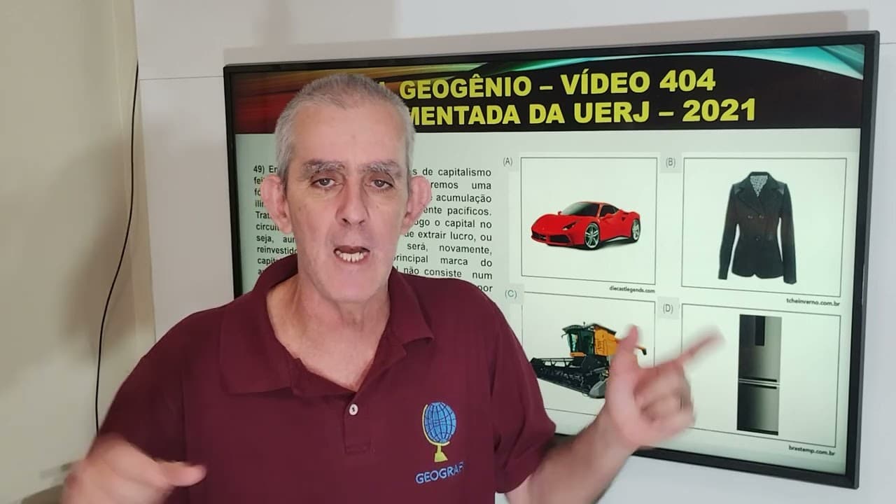 Thumbnail: PROVA COMENTADA DE GEOGRAFIA DA UERJ  2021