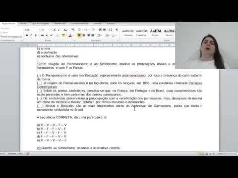 Thumbnail da aula: Questões de Literatura (Parte 2)