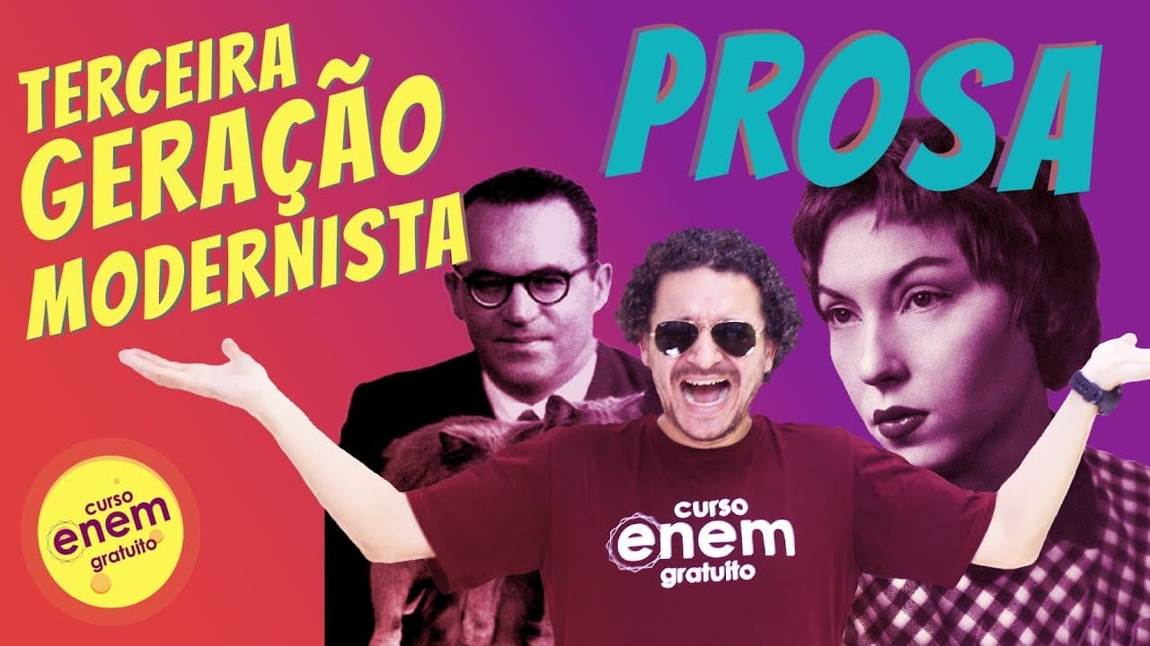 Thumbnail: TERCEIRA GERAÇÃO MODERNISTA (PROSA) | Resumo de Literatura Enem. Profe Anderson Rollo