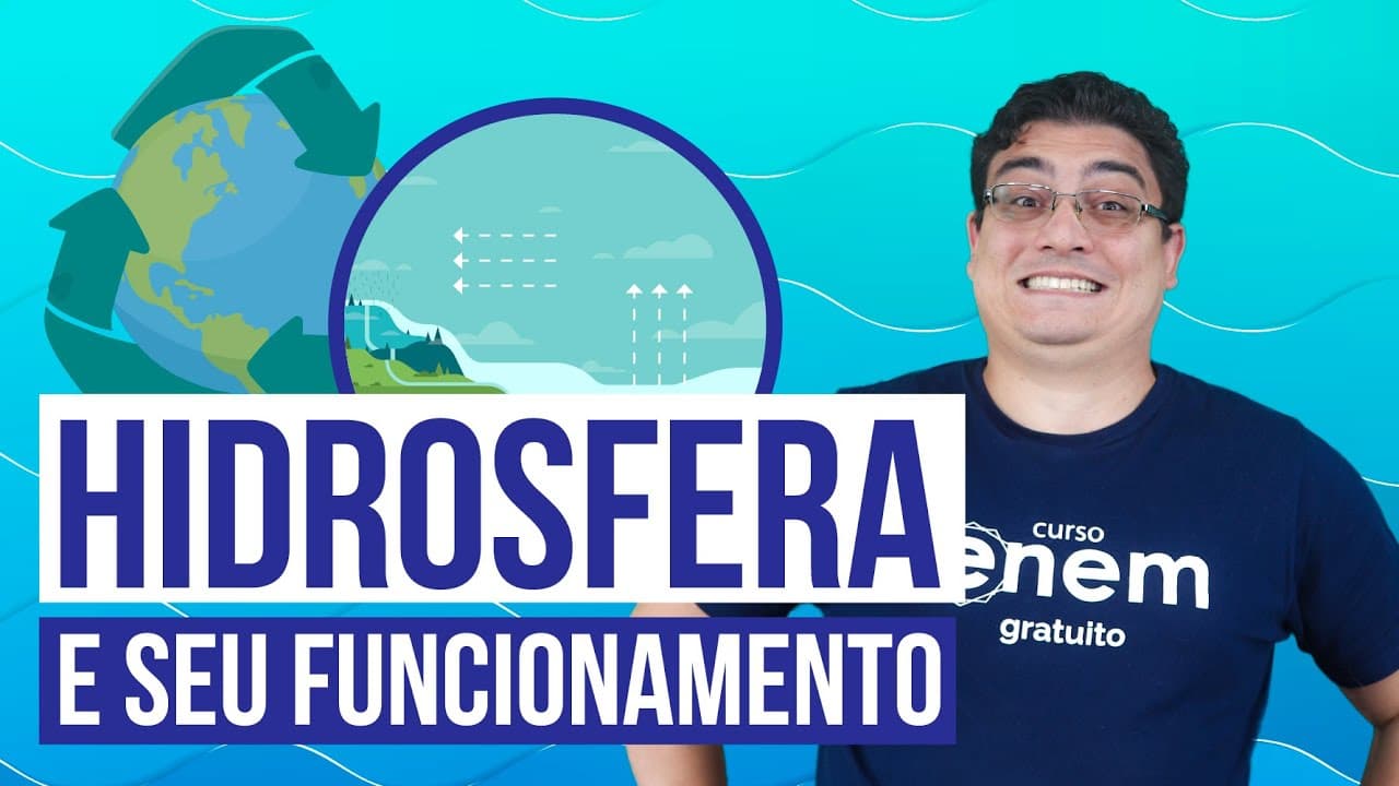 Thumbnail: HIDROSFERA  E SEU FUNCIONAMENTO  |  Resumo de Geografia Enem. Prof Raphael Carrieri
